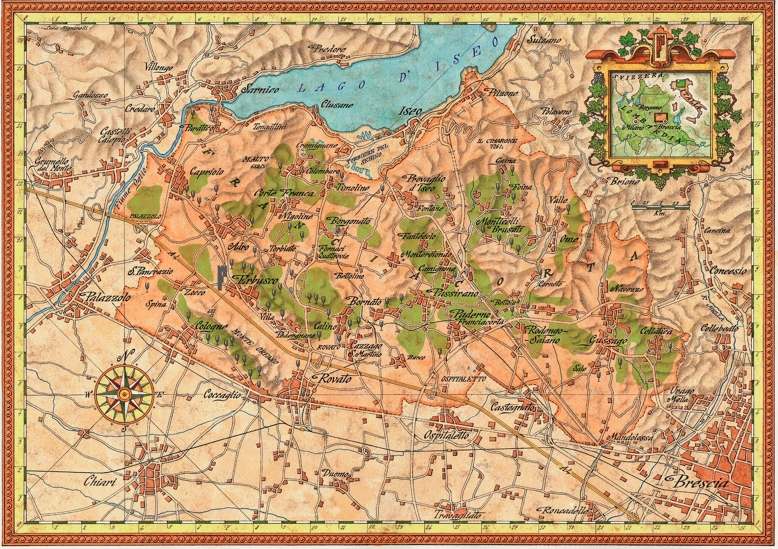 mappa franciacorta